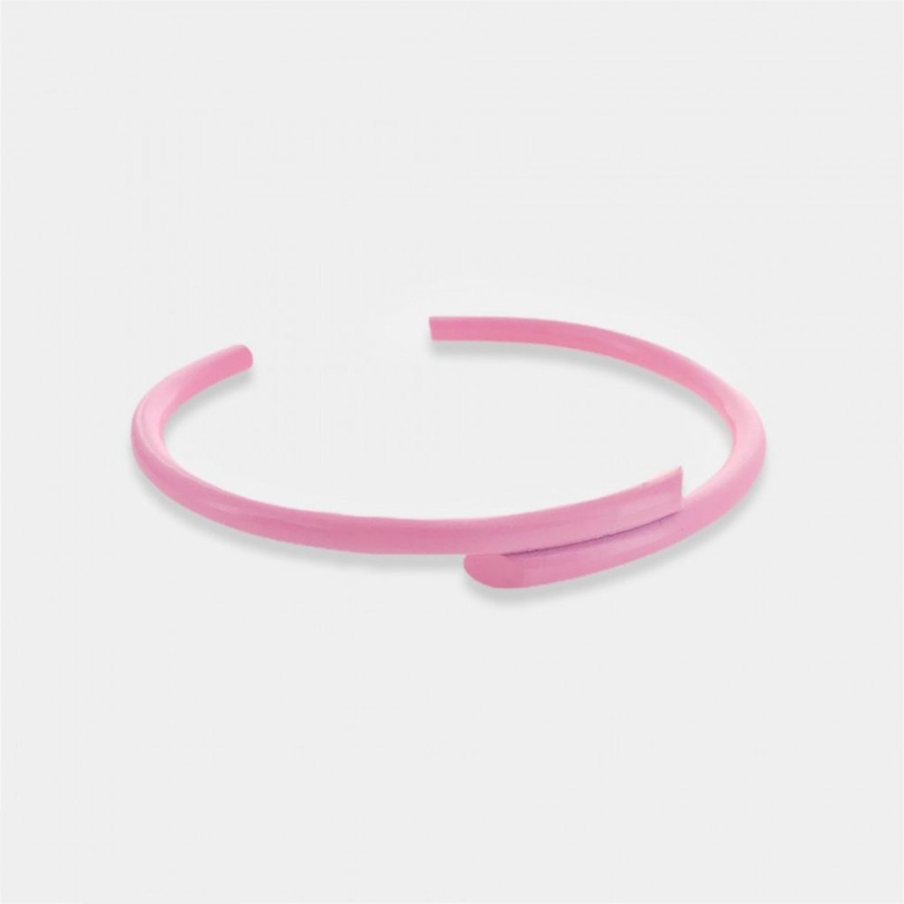 NEW Pink Enamel Cuff Bracelet